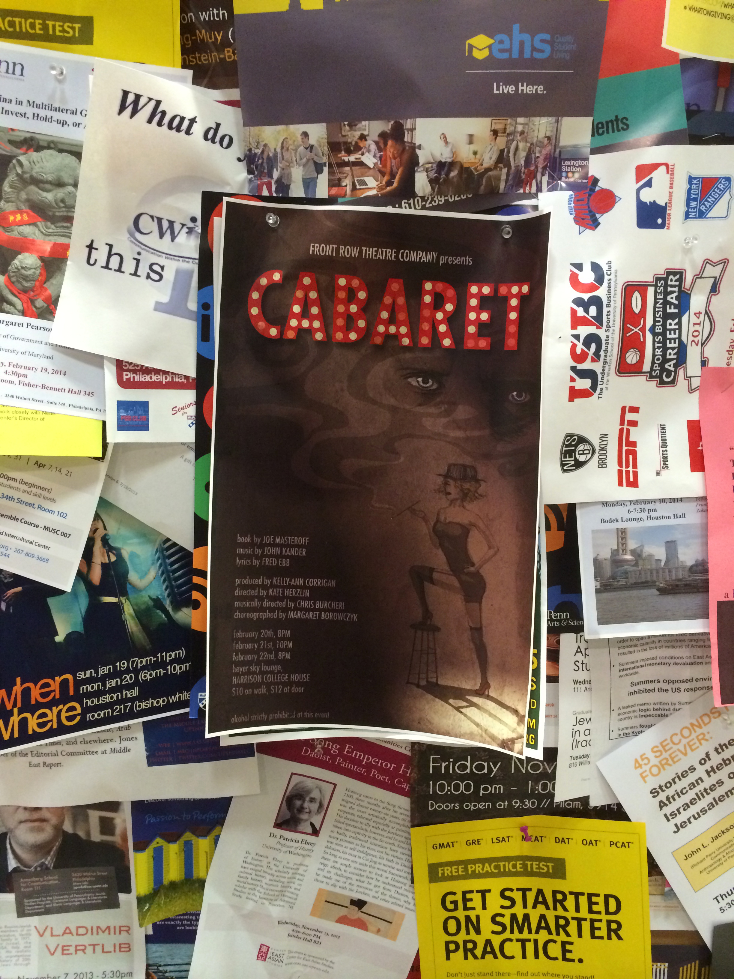 Cabaret Poster on wall