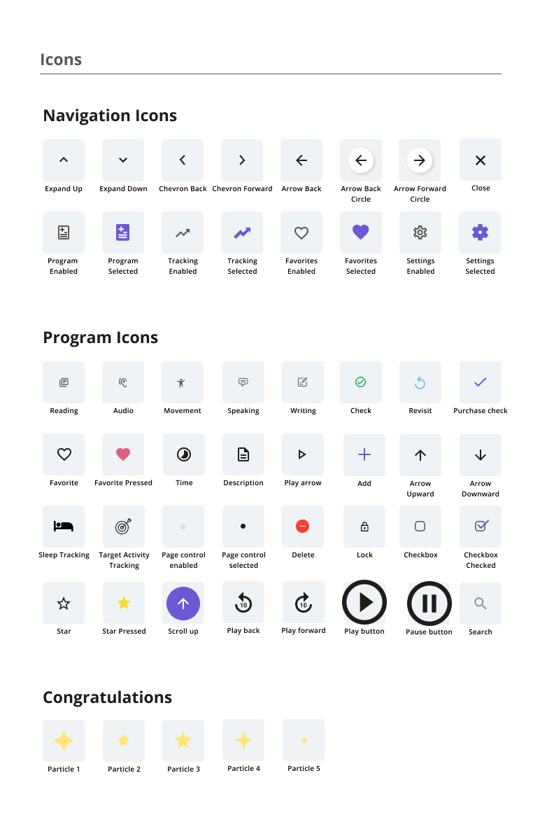 Design System – Icons