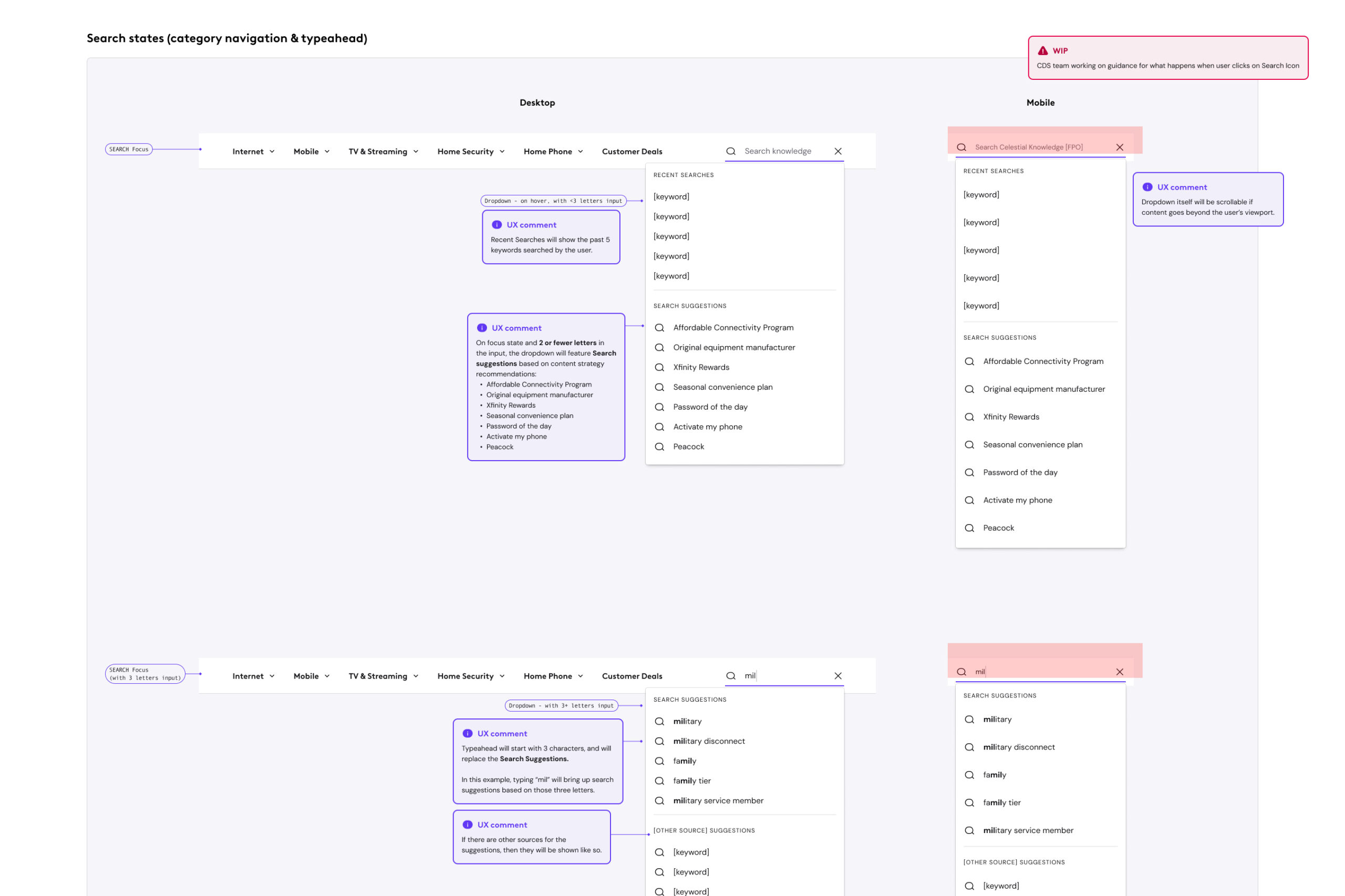 Celestial – search states – cat nav and typeahead